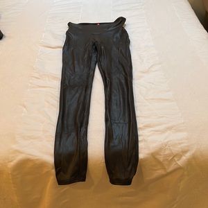 Spanx faux leather leggings. Size small worn once!